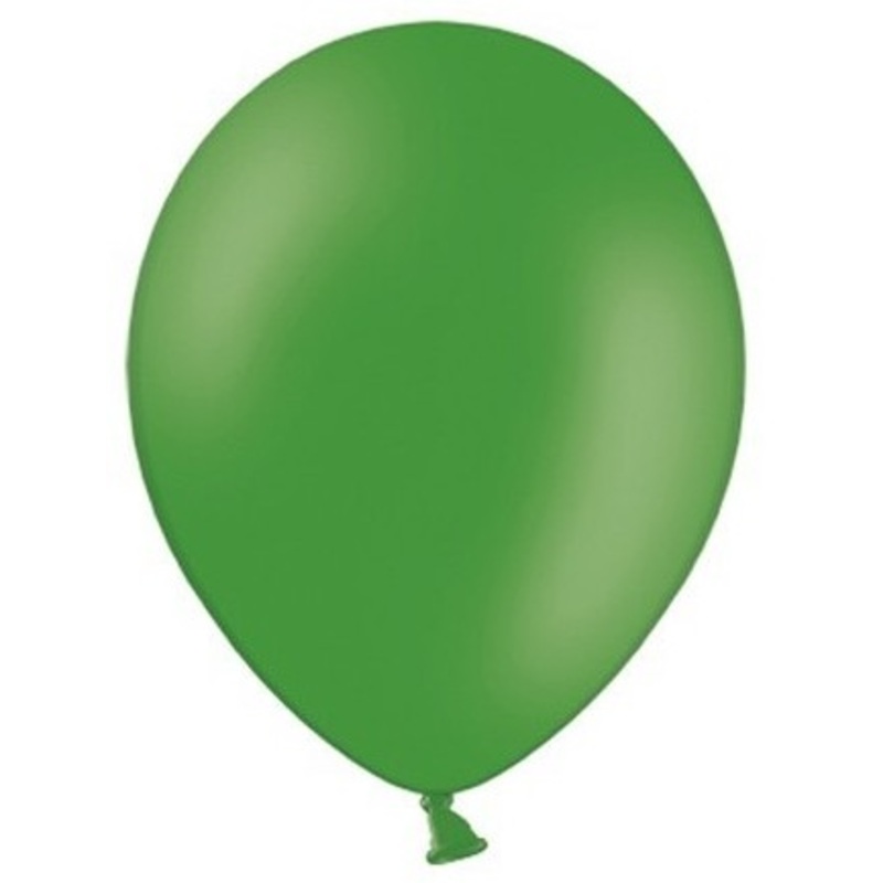 50 party star balloons fir green 23cm