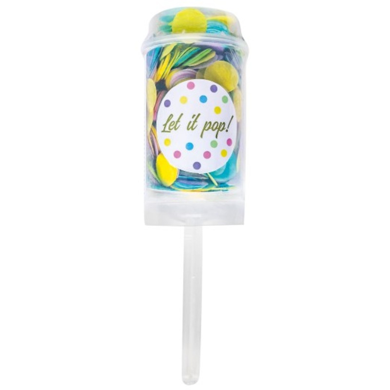 Colorful pastel party popper