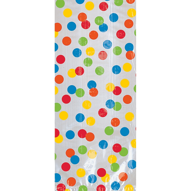 Happy Birthday Rainbow Party gift bag 30.5x11.4cm