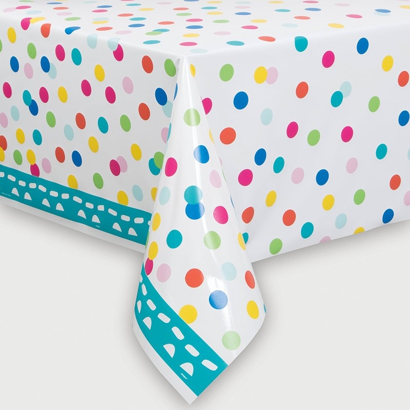 Happy Birthday tablecloth Party Night 1.37 x 2.13m