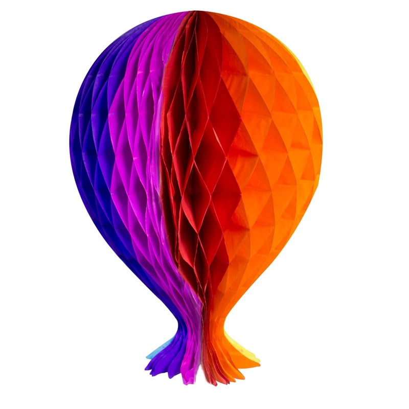 Honeycomb ball colorful balloon 37cm