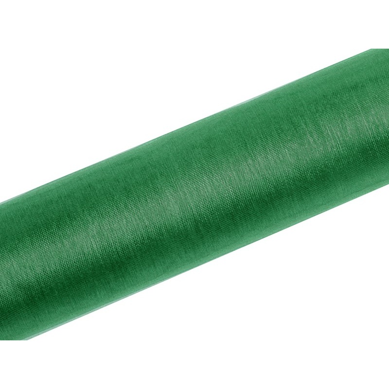 Organza Fabric Roll Green 9m x 16cm