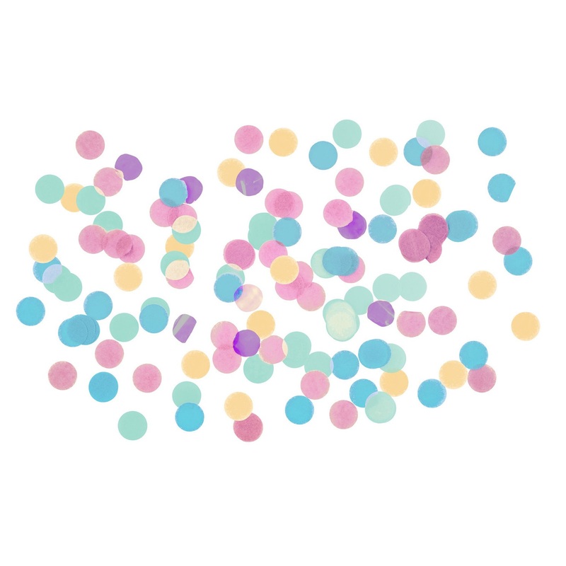 Pastel birthday confetti
