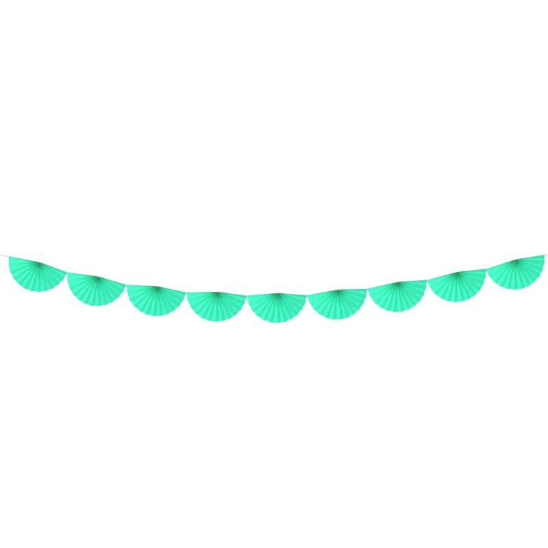 Rosette garland Daphne mint 3m x 30cm