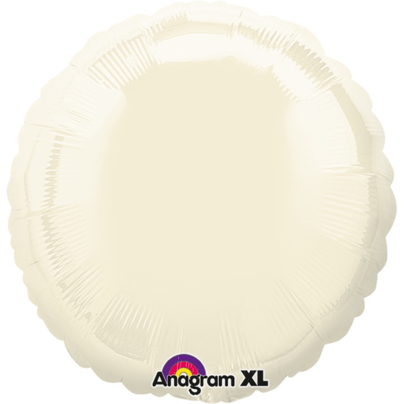 Round foil balloon champagne 43cm