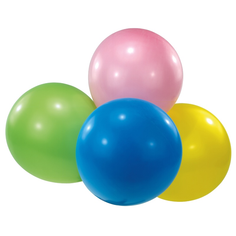Set of 4 maxi balloons circumference 130cm