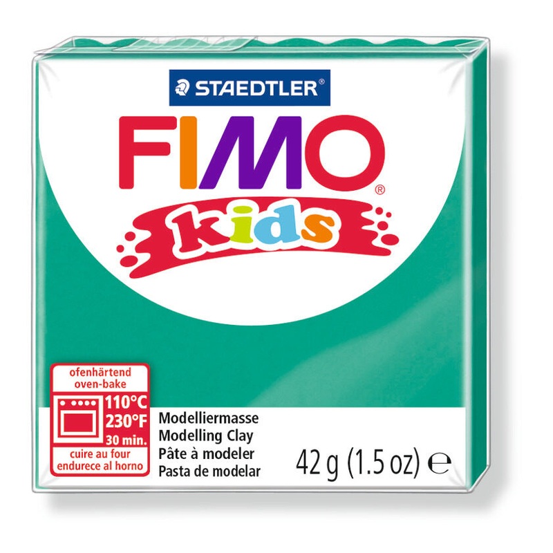 STAEDTLER FIMO Modelliermasse kids Normalblock grn 42g
