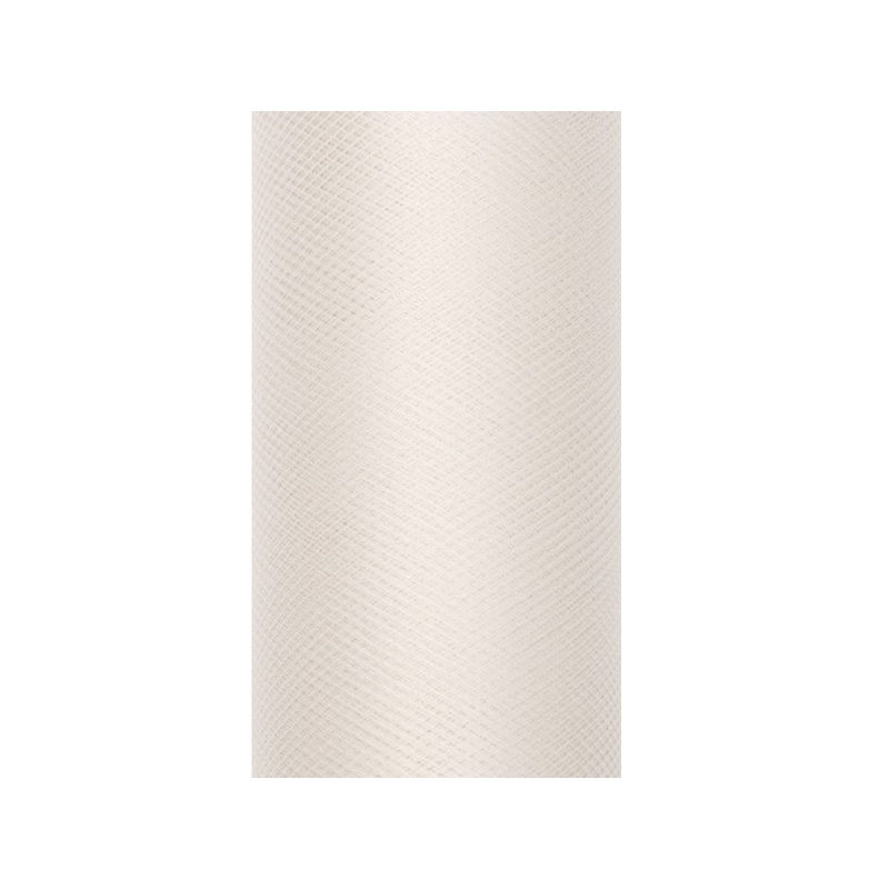 Tulle fabric Luna cream 20m x 8cm