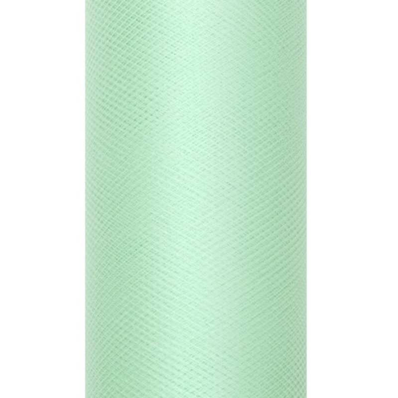Tulle fabric Luna mint 9m x 30cm