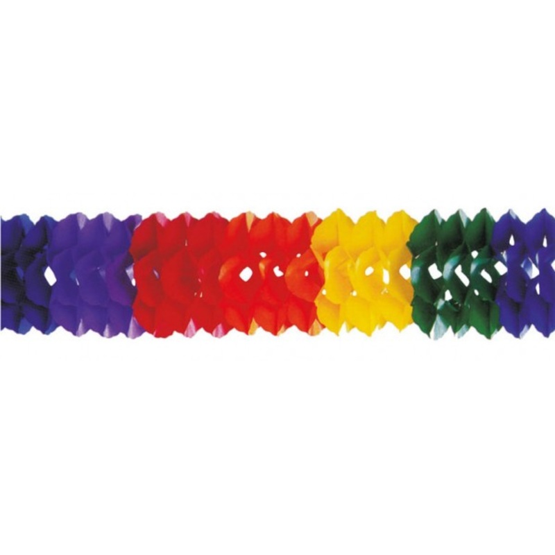 XL Rainbow Colorful Garlands 16 cm x 4 m