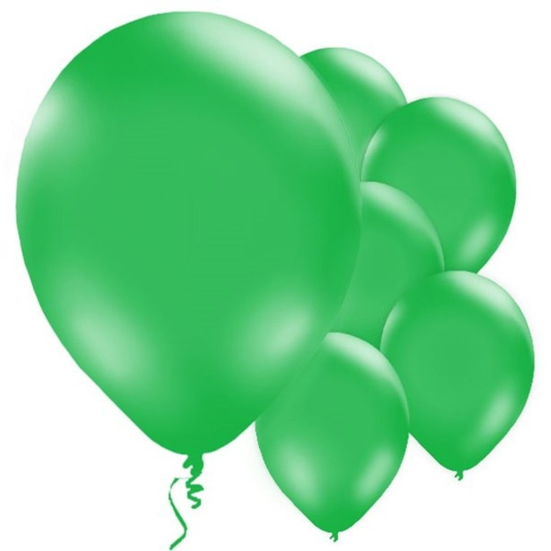 10 green balloons Passion 28cm