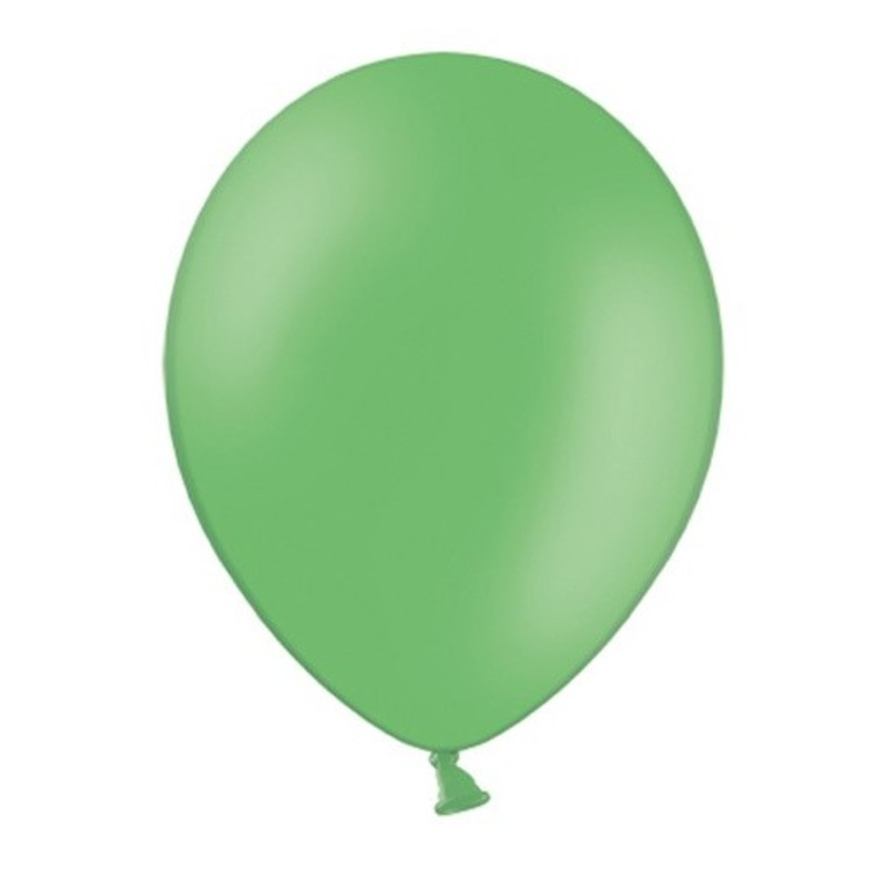 10 party star balloons green 27cm
