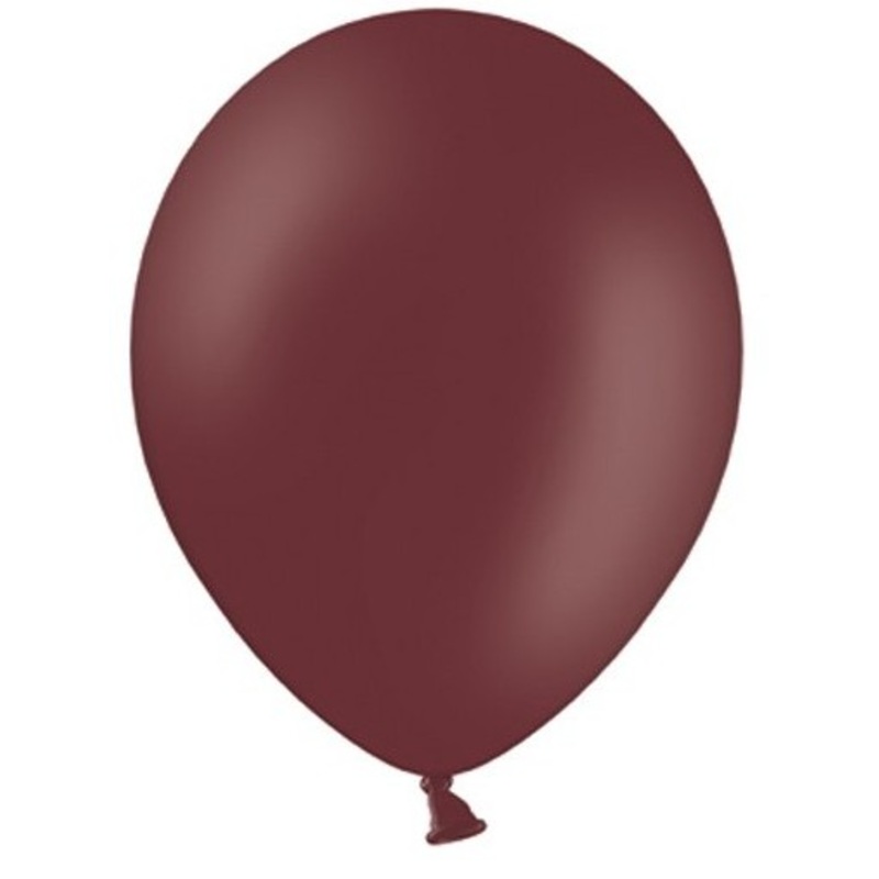 10 party star balloons red-brown 30cm