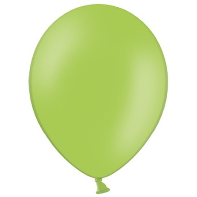 100 balloons lime green 35cm