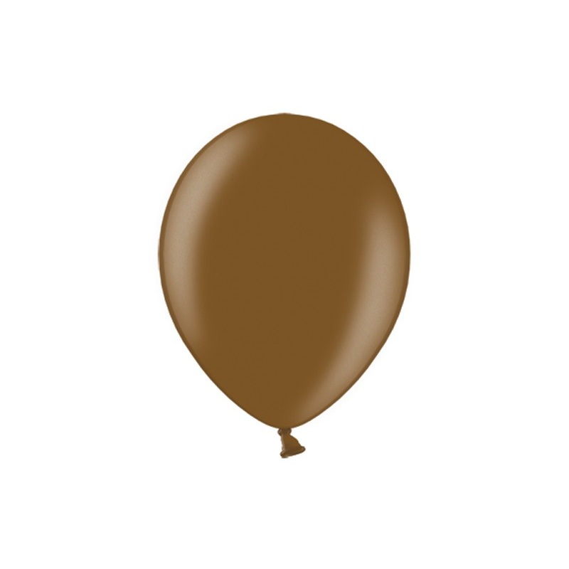 100 latex balloons Mocca 12cm