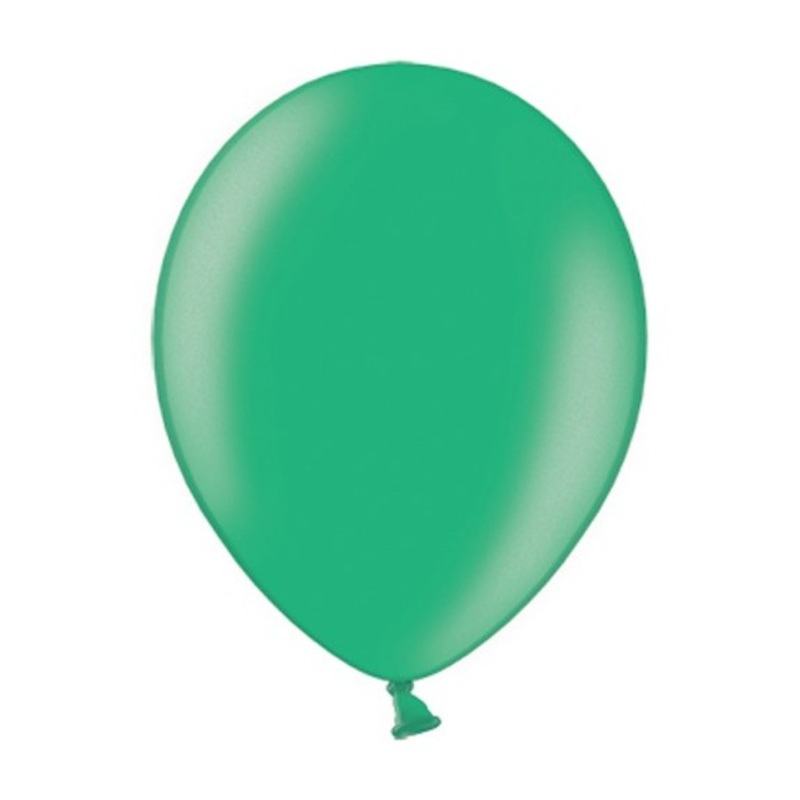 100 turquoise green balloons 13cm