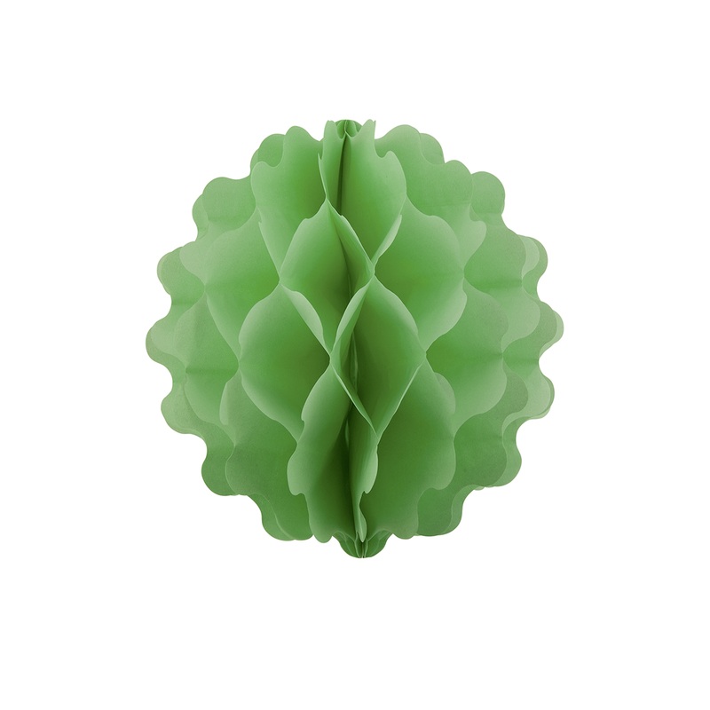 2 green honeycomb balls Springtime