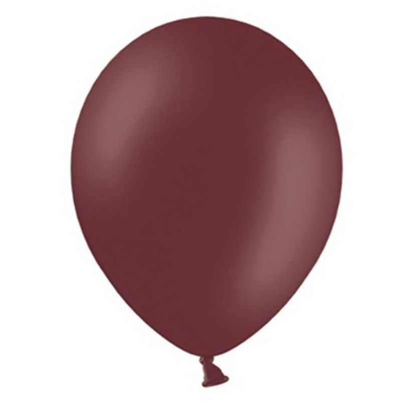 20 party star balloons red-brown 23cm