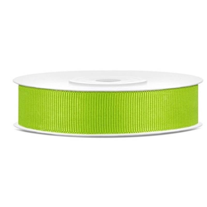 25m ribbon in apple green