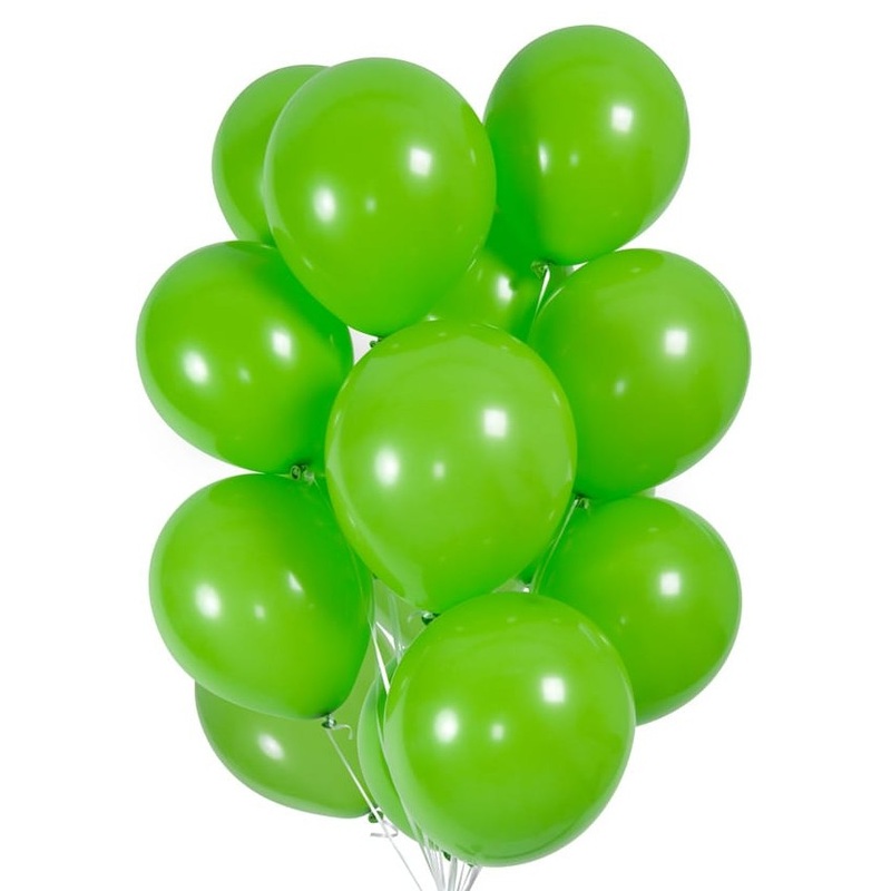 30 balloons in green 23cm