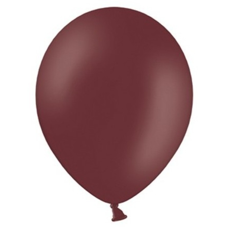 50 party star balloons red-brown 23cm