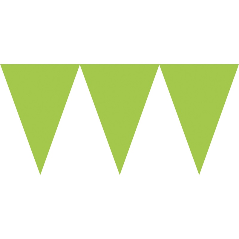 Apple-green garden party pennant chain 4.5m