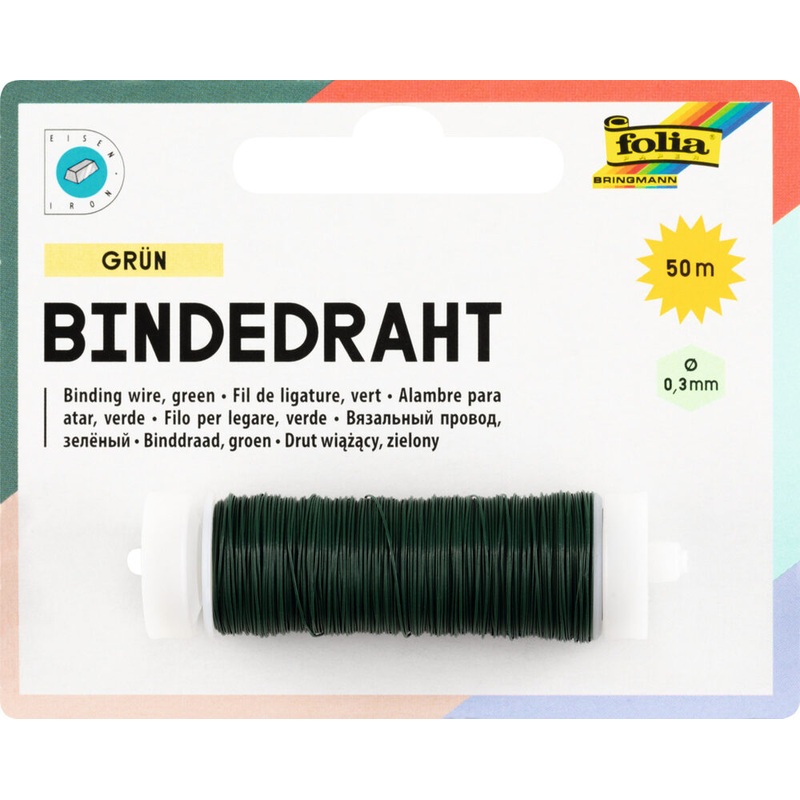 Bindedraht grn 0,3mmx50m