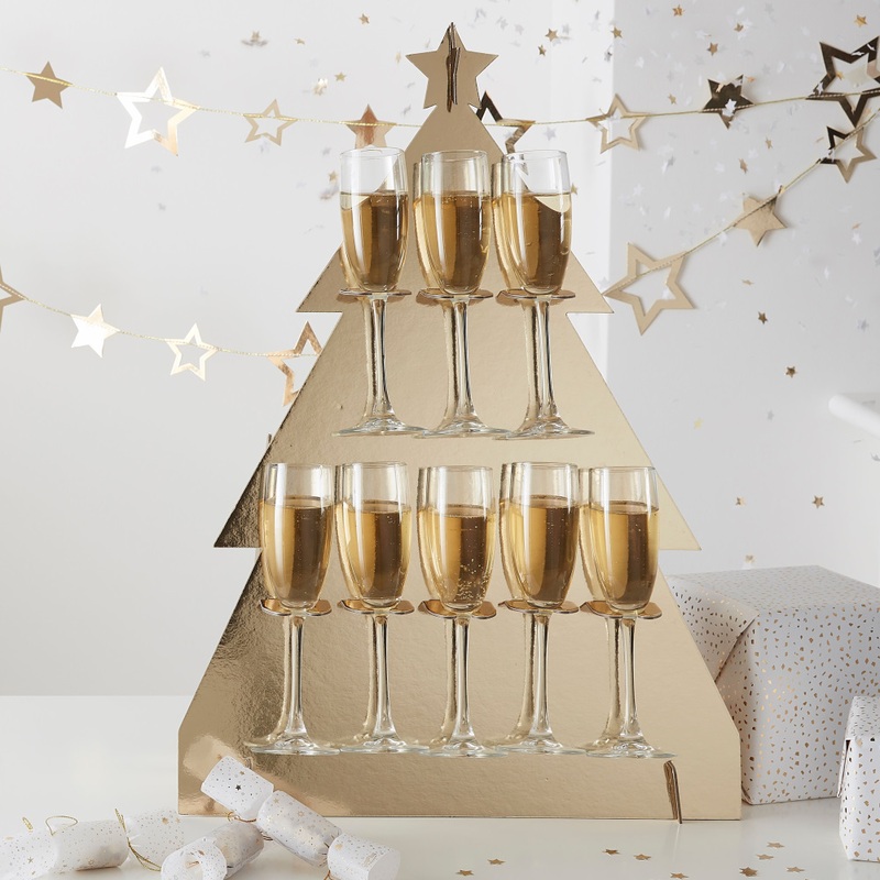 Christmas tree champagne stand 64cm