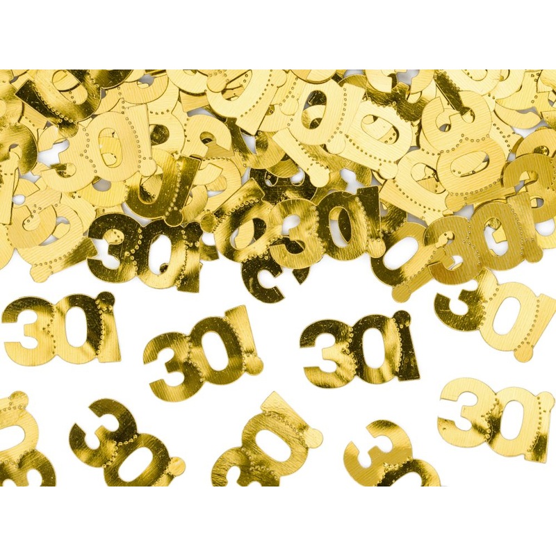 Golden 30th Birthday sprinkle decoration 15g