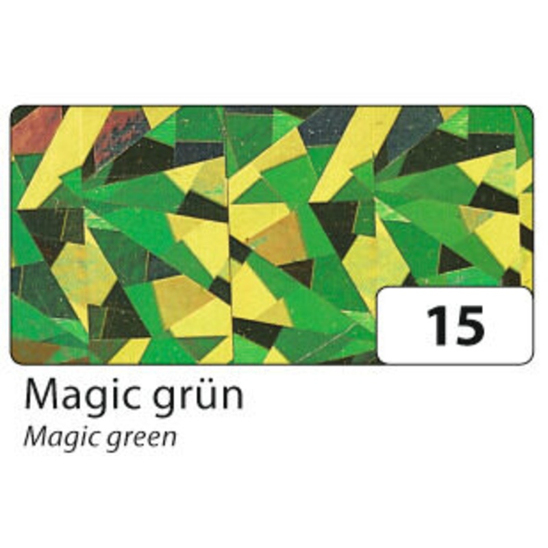 Holographische Folie Magic grn 40cmx1m