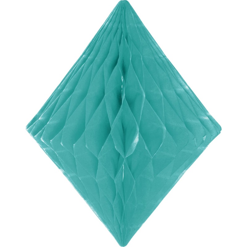 Mint green diamond honeycomb ball 24 x 30cm