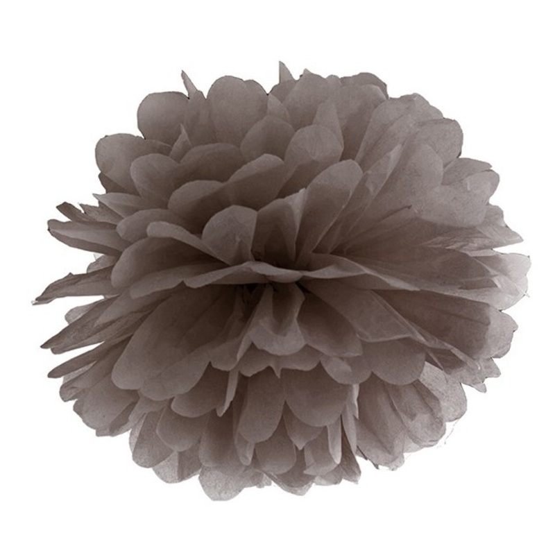 Pompon Romy brown 35cm