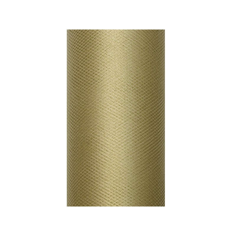 Tulle fabric Luna caramel 9m x 30cm