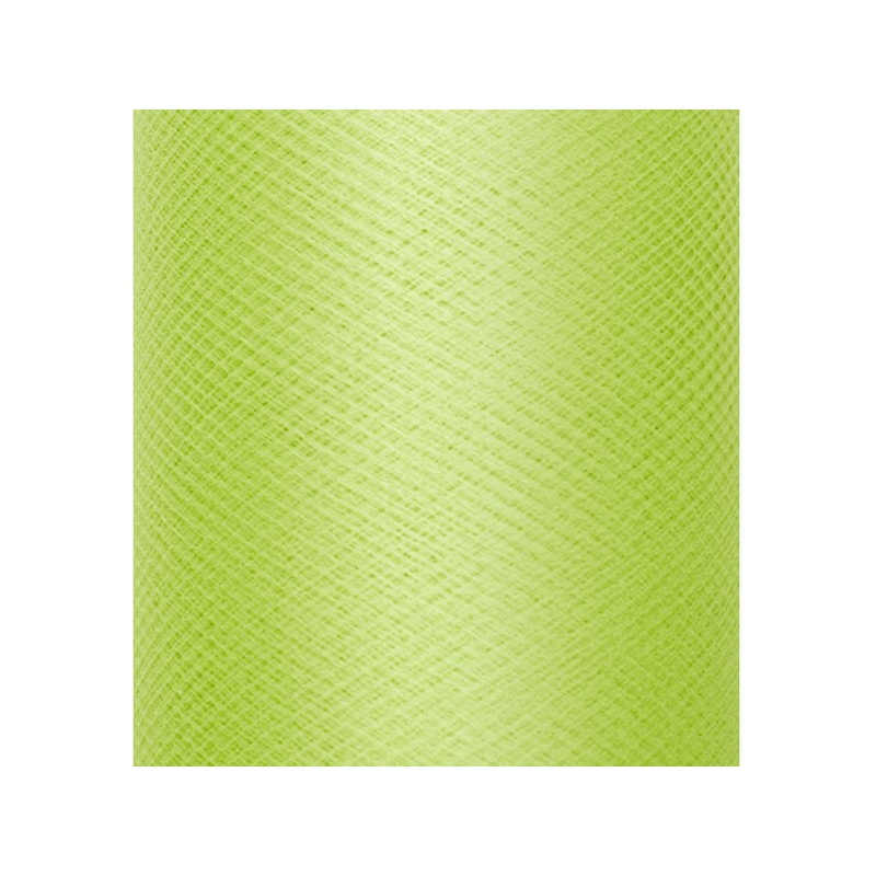 Tulle fabric Susanne apple green 50m
