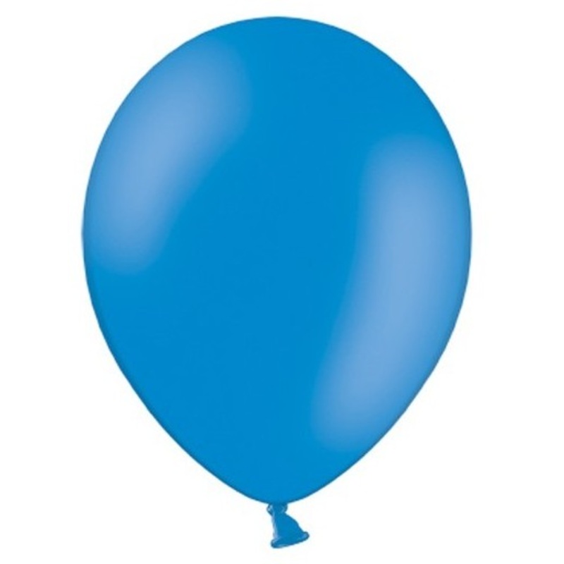 10 party star balloons royal blue 30cm