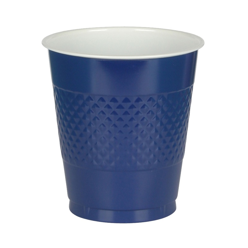 10 Partytime mugs dark blue 355ml