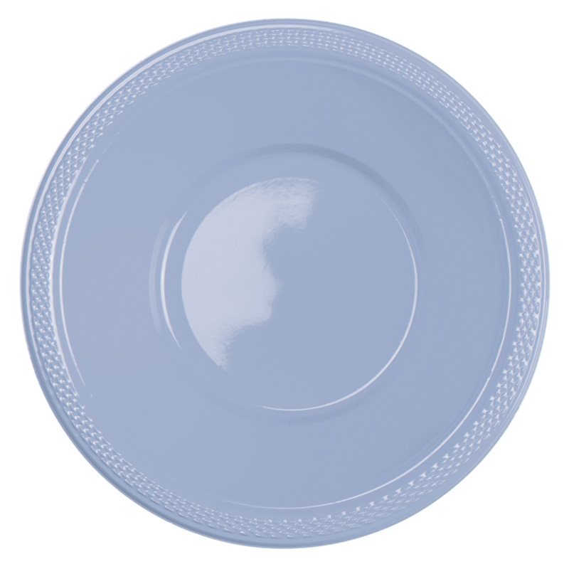 10 plastic bowls pastel blue 355ml