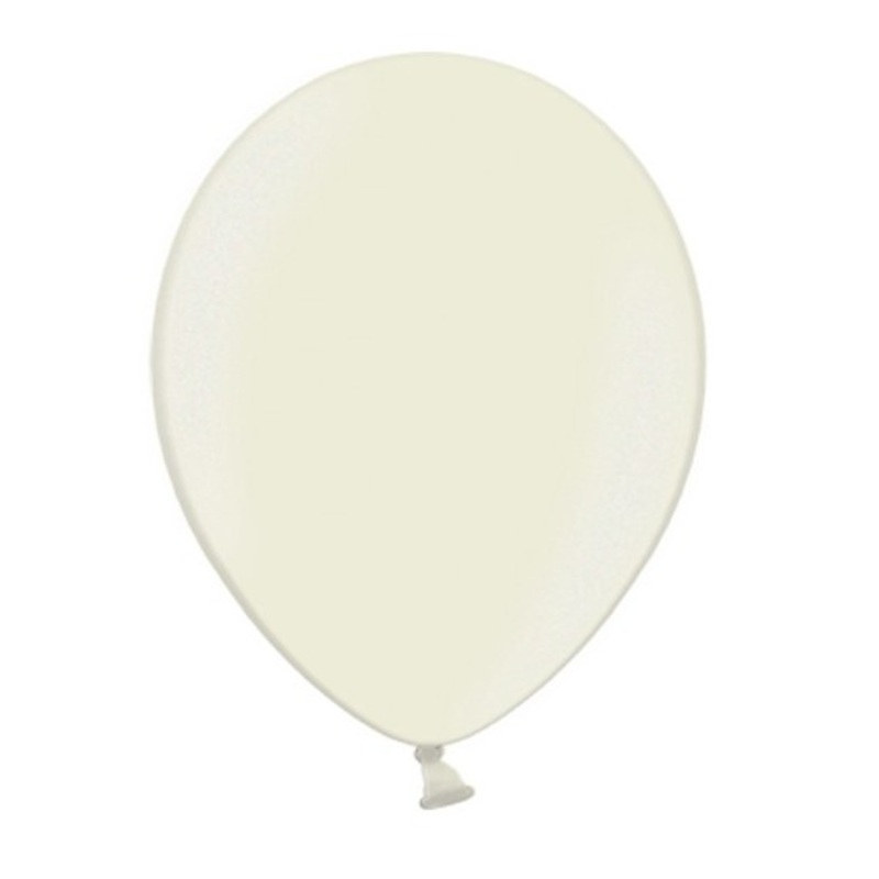 100 balloons metallic ivory 35cm