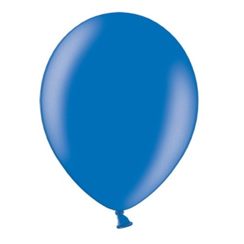 100 balloons metallic royal blue 35cm