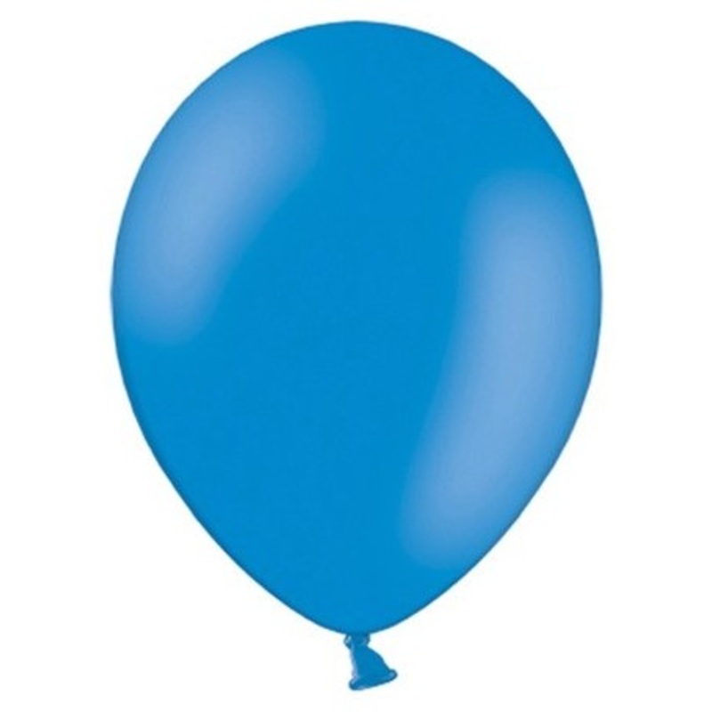 100 Celebration balloons royal blue 25cm