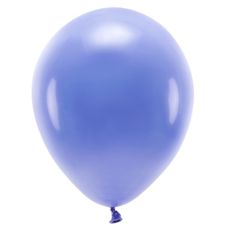 100 eco pastel balloons dark blue 26cm