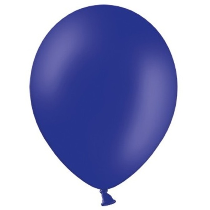 100 party star balloons dark blue 30cm
