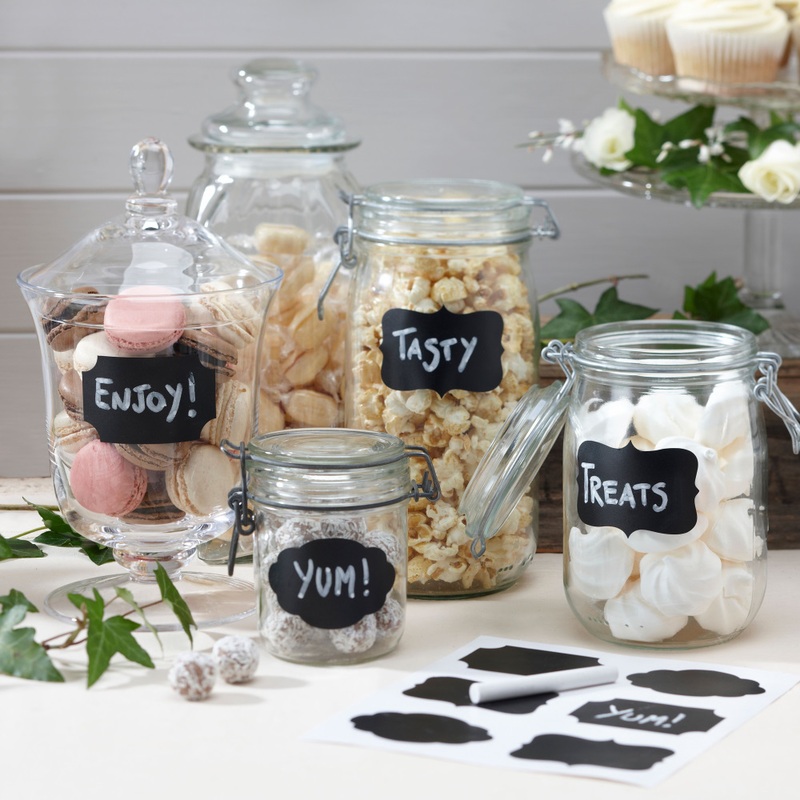 12 Vintage Chalkboard Labels