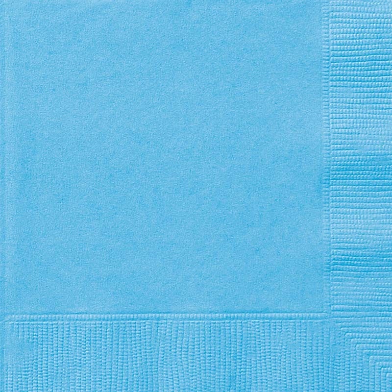 20 napkins Vera light blue 33cm