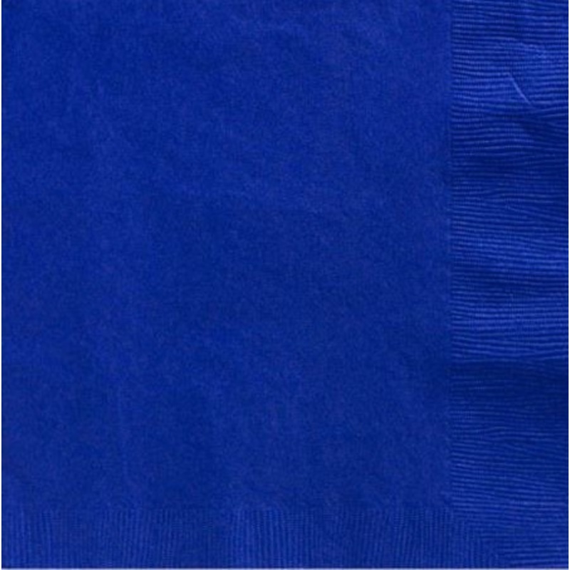 20 royal blue napkins Basel 25cm