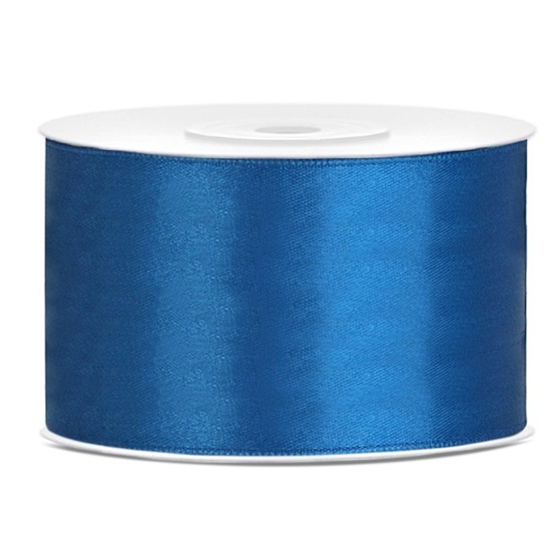 25m satin ribbon Skagen navy blue