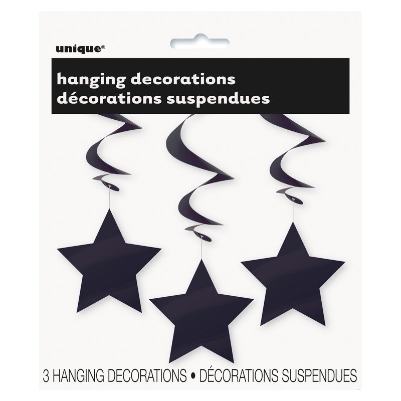 3 Black Star vortex hangers 66cm