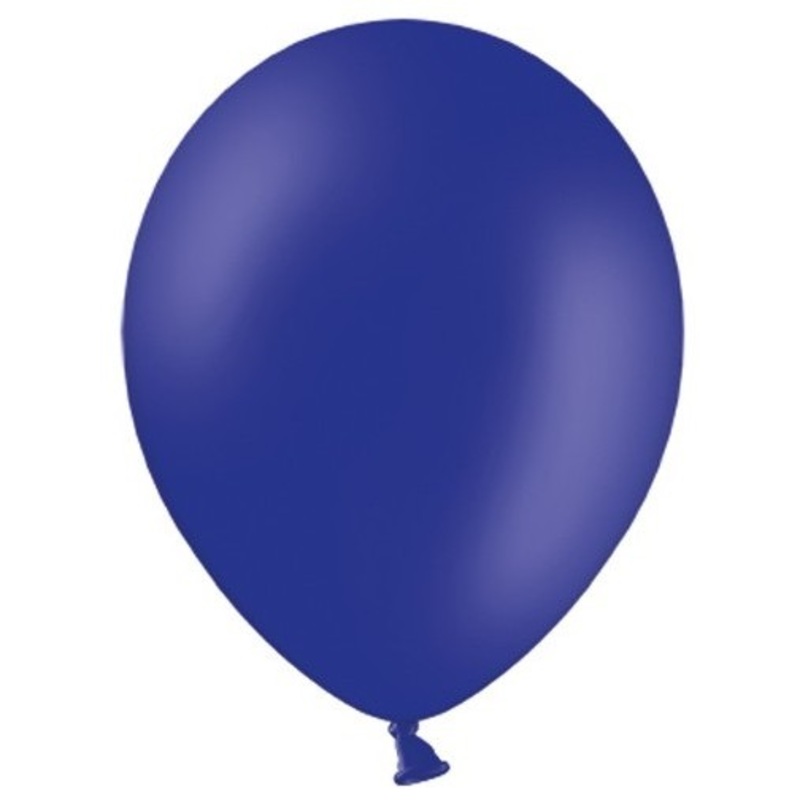 50 party star balloons dark blue 30cm