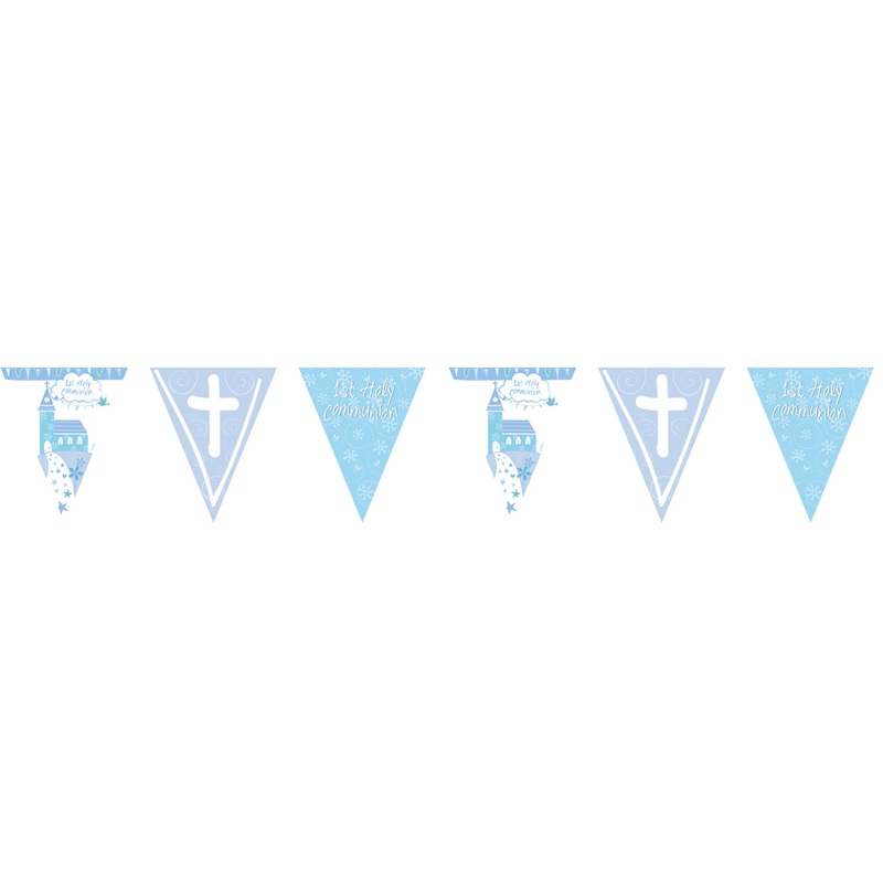 Church Cummunion Pennant Chain Blue