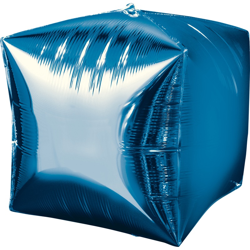 Cube balloon in blue
